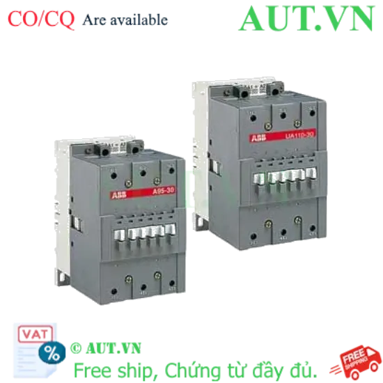 Ảnh của Công tắc tơ 3 cực điều khiển tụ bù 65...75kvar ABB 1SFL431022R8800 (UA95-30-00-88) 