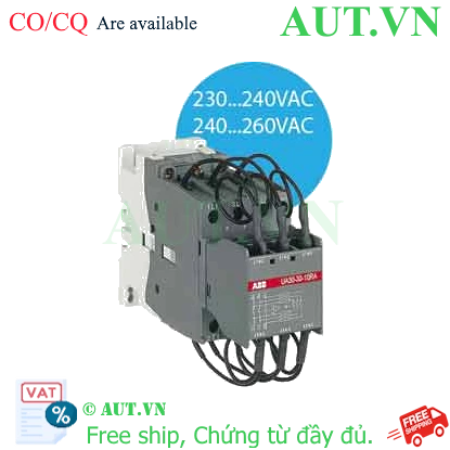 Ảnh của Công tắc tơ 3 cực điều khiển tụ bù AC 12.5...30kvar ABB 1SBL281024R8810 (UA30-30-10RA 230-240V 50Hz / 240-260V 60Hz) 