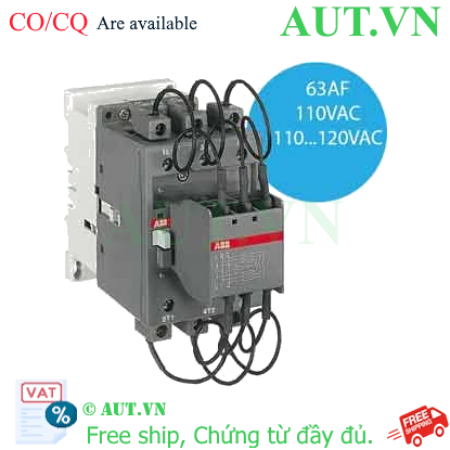 Ảnh của Công tắc tơ 3 cực điều khiển tụ bù AC 40...60kvar ABB 1SBL371024R8400 (UA63-30-00RA 110V 50Hz / 110-120V 60Hz) 
