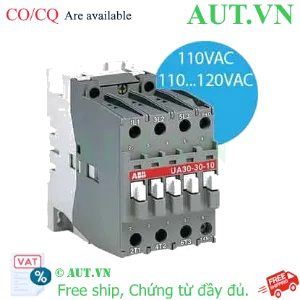 Ảnh của Công tắc tơ điều khiển tụ bù 3 cực 12.5...27.5kvar ABB 1SBL281022R8410 (UA30-30-10 110V 50Hz / 110-120V 60Hz) 