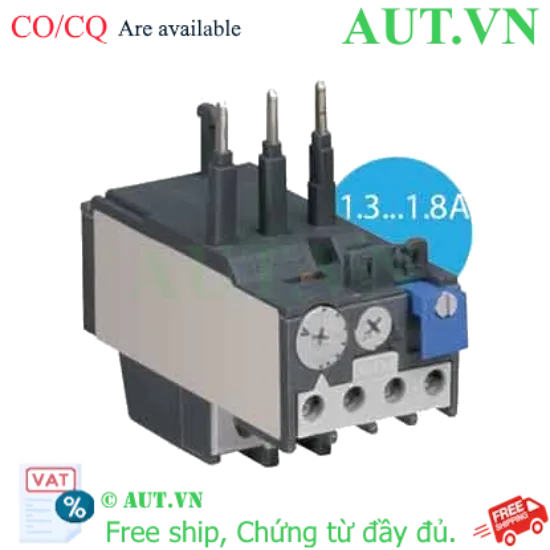 Ảnh của Rơ le nhiệt 0.1...32A ABB 1SAZ211201R1025 (TA25DU-1.8) 