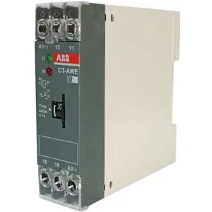 Ảnh của Tiếp điểm phụ trễ thời gian ngắt xung bằng điện áp phụ ABB 1SVR550141R4100 (CT-AWE) 