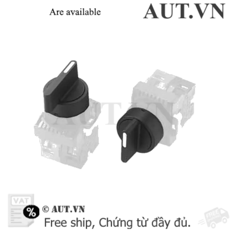 Ảnh của Công tắc nút nhấn xoay Hanyong Nux ARS-L2R - Cần gạt dài, 2 vị trí, Nhấn nhả