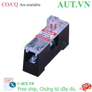 Ảnh của Đế Cầu Chì Hanyoung Nux HY-F15-1A - 15A 250VAC, Có Đèn LED Báo Hiệu, Gắn Thanh Ray DIN