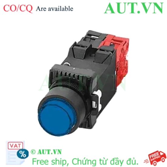 Ảnh của Công tắc nút nhấn Hanyoung Nux ARX-PA | Đầu tròn, Màu xanh, D22/D25mm