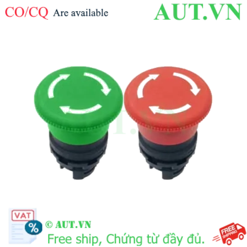 Ảnh của Đầu Nút Nhấn Dừng Khẩn Cấp Hanyoung Nux ARE-4BG - Màu Xanh, Đầu Nấm D40