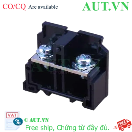 Ảnh của Cầu Đấu Dây Hanyoung Nux HYBT-100A: 100A, 600V, Lắp Ray DIN 35mm - Chống Cháy, Siết Vít M6 Siêu Chắc