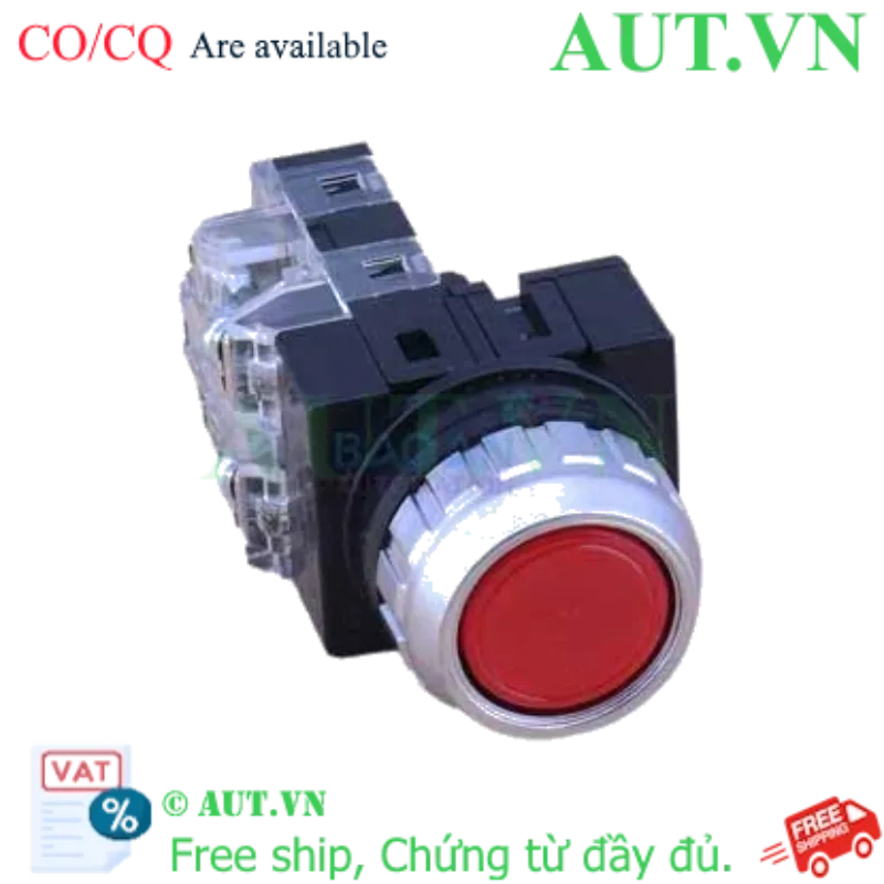 Ảnh của Nút Nhấn Hanyoung Nux CRF-F25M1R - Màu Đỏ, 1NO+1NC, D25 (Nhấn Nhả)