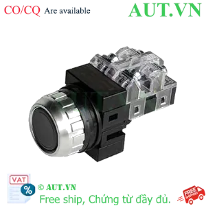 Ảnh của Công tắc nút nhấn Hanyoung Nux CRF-F30M1G | Phi 30mm, Nhấn nhả, Xanh lá