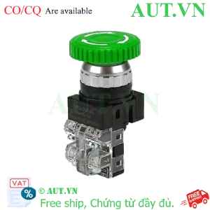 Ảnh của Nút Dừng Khẩn Cấp Hanyoung Nux CRE-25R1G - Đầu Nấm Xanh, 1NO+1NC, D25