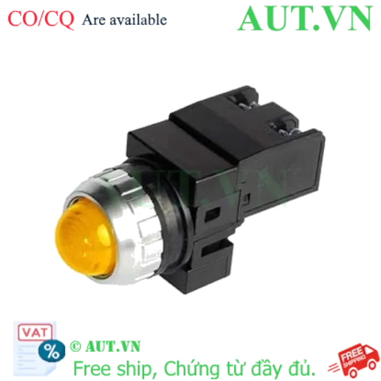 Ảnh của Đèn Báo LED Hanyoung Nux CRP-25DY 25mm | Màu Vàng | 12-24V AC/DC | IP65
