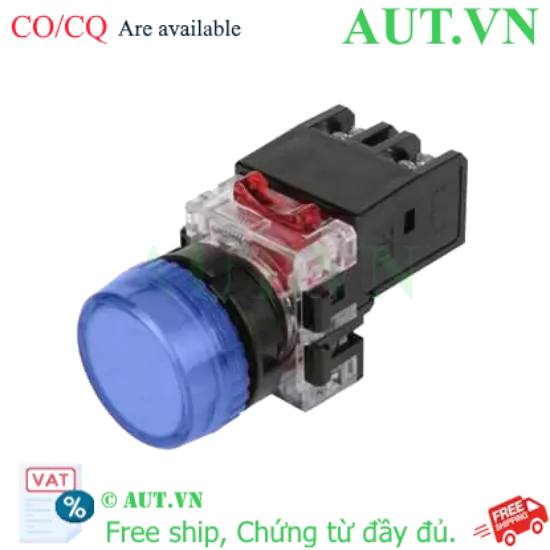 Ảnh của Đèn báo LED Hanyong Nux MRP-TD0A - Màu Xanh, D22, 12-24V AC/DC
