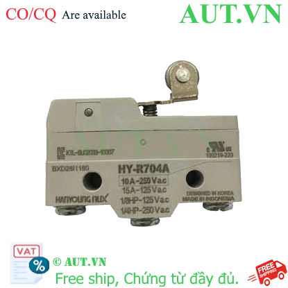 Ảnh của Công tắc hành trình Limit Switch Hanyong Nux HY-R704A