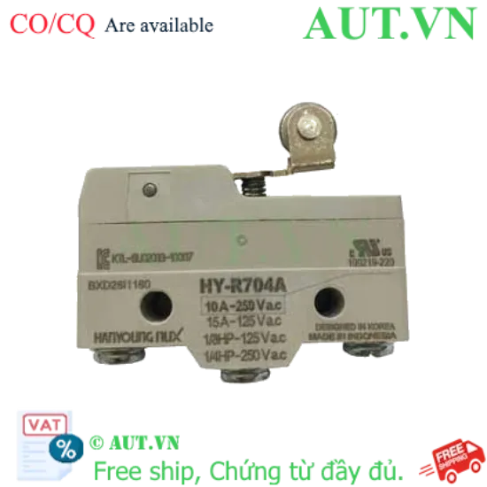 Ảnh của Công tắc hành trình Limit Switch Hanyong Nux HY-R704A