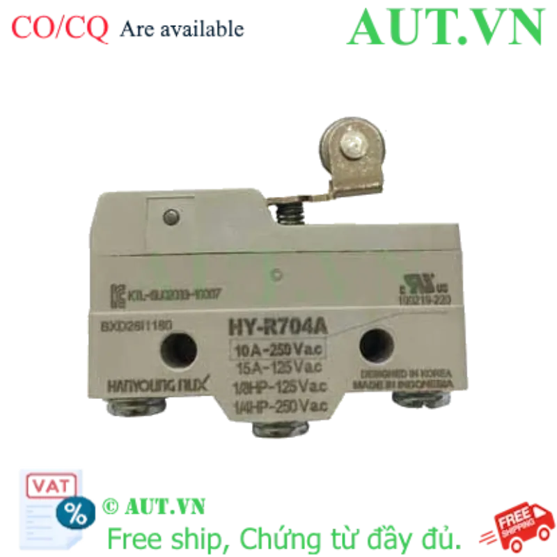 Ảnh của Công tắc hành trình Limit Switch Hanyong Nux HY-R704A