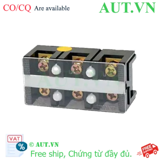 Ảnh của Cầu Đấu Dây Hanyoung Nux HYT-603 - 3 Pha 60A 600V, Vít M6 Chống Move, Chính Hãng AUT VN