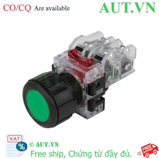 Ảnh của Nút Nhấn Hanyoung Nux MRF-KA1G | Nhấn Giữ (Latching), Phi 25mm, 1NO+1NC, Xanh Lá