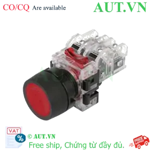 Ảnh của Nút Nhấn Giữ Hanyoung Nux MRF-TA1R Phi 22mm Màu Đỏ (1NO+1NC) - Siêu Bền, Chính Hãng AUT VN