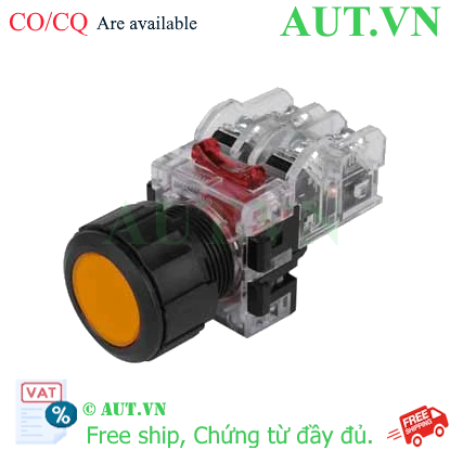 Ảnh của Công tắc nút nhấn Hanyong Nux MRF-KA1Y (D25, Vàng, Nhấn giữ)