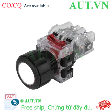 Ảnh của Công tắc nút nhấn Hanyoung Nux MRF-KM1W (Phi 25, 1NO+1NC, Nhấn nhả) - Độ bền cao, Tiếp điểm linh hoạt, Thiết kế chuẩn công nghiệp