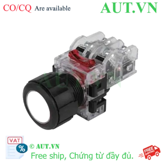 Ảnh của Nút Nhấn Hanyoung Nux MRF-KM1W Phi 25mm - Nhấn Nhả, 1NO+1NC, Siêu Bền