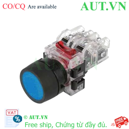 Ảnh của Công tắc nút nhấn Hanyoung Nux MRF-TM1A - Phi 22, 1NO+1NC, Nhấn nhả chính hãng AUT VN