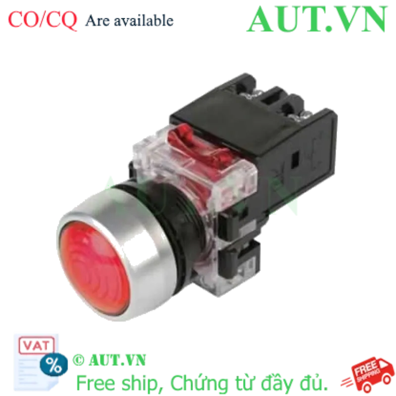 Ảnh của Đèn Báo CHINT ND16-22C/2 220V Vàng - Phi 22mm, LED Siêu Sáng, IP65