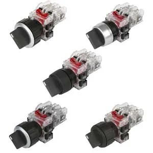 Ảnh của Công Tắc Xoay Hanyoung MRS-T2A1 | 2 Vị Trí Tự Giữ, 1NO+1NC, Phi 22mm