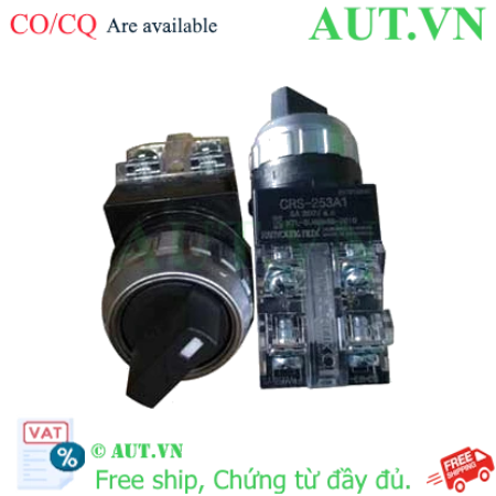 Ảnh của Công tắc xoay 3 vị trí Hanyoung CRS-253A2 - Tự giữ, 2NO+2NC, D25