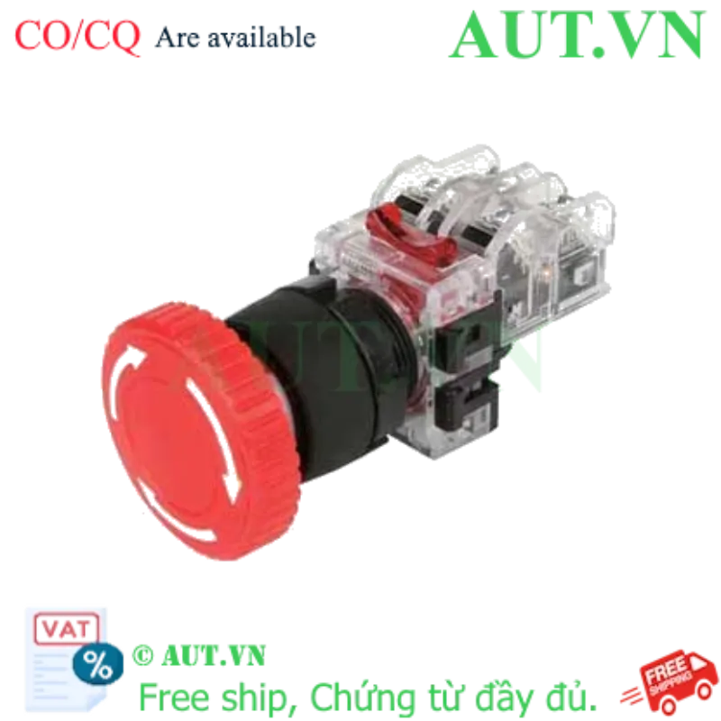 Ảnh của Nút Nhấn Khẩn Cấp Hanyoung Nux MRE-TR1R | Phi 22mm, 1NO+1NC, Xoay Reset