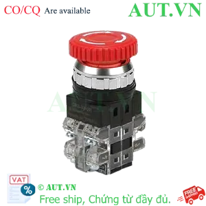 Ảnh của Nút Dừng Khẩn Cấp Hanyong Nux CRE-30R2R Phi 30mm (2NO+2NC) - Xoay Nhả, Chính Hãng AUT VN