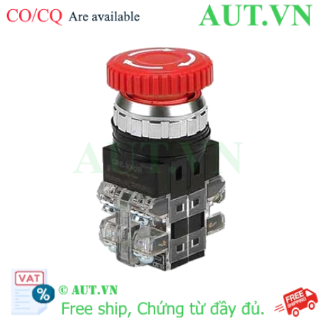 Ảnh của Nút Dừng Khẩn Cấp Hanyong Nux CRE-30R2R (2NO+2NC) Phi 30mm – An Toàn & Chính Hãng AUT VN
