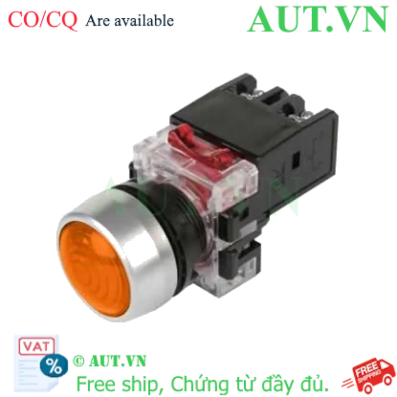Ảnh của Đèn Báo Hanyoung Nux MRP-RA0Y LED Vàng - 22mm, 100-240VAC, IP65