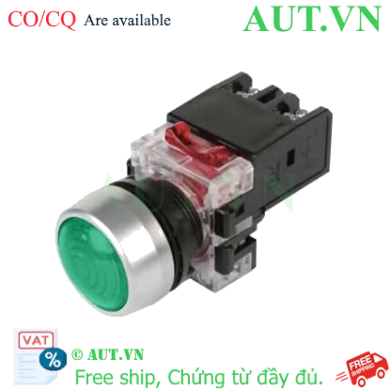 Ảnh của Đèn Báo LED Hanyoung Nux MRP-RA0G | Phi 22mm, Xanh Lá, 100-240VAC, IP65