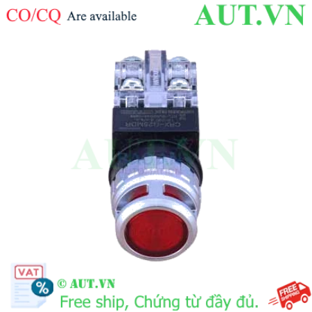 Ảnh của Công tắc nút nhấn Hanyong Nux CRX-G25MDR Đỏ (D25, 1NO+1NC, Đèn LED)