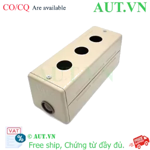 Ảnh của Hộp Nút Nhấn Hanyong Nux HY-3003 - 3 Lỗ Phi 30mm, Thép Sơn Tĩnh Điện, Lắp Nổi Siêu Bền