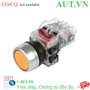 Ảnh của Nút Nhấn Nhả Hanyoung Nux MRF-RM1Y | Phi 22, 1NO+1NC, Màu Vàng - IP65