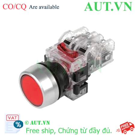 Ảnh của Công tắc nút nhấn Hanyoung Nux MRF-RA1R Phi 22, Nhấn giữ, 1NO+1NC - AUT VN
