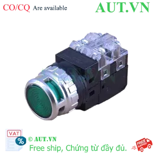 Ảnh của Công tắc nút nhấn có đèn Hanyoung Nux CRX-G30MAG - Ø30mm, LED Xanh, 1NO+1NC - AUT VN