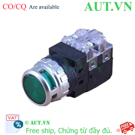Ảnh của Công tắc nút nhấn Hanyong Nux CRX-G30MAG - Ø30mm, Có đèn LED, 1NO+1NC