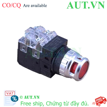 Ảnh của Công tắc nút nhấn Hanyong Nux CRX-G25MAR (Phi 25, Đèn LED Đỏ, 1NO+1NC)