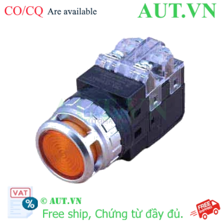 Ảnh của Công tắc nút nhấn Hanyong Nux CRX-G30MAY - D30, Có đèn vàng, 1NO+1NC
