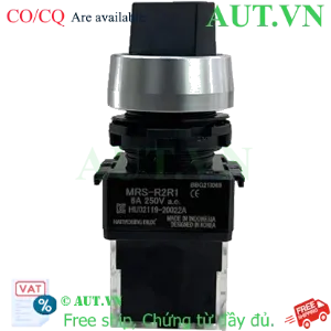 Ảnh của Công tắc xoay Hanyong Nux MRS-R2R1 | 2 Vị trí Có hồi, 1NO+1NC, Vỏ kim loại