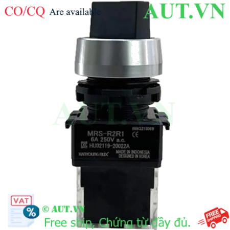 Ảnh của Công tắc xoay Hanyong Nux MRS-R2R1 - 2 Vị trí, Có hồi, 1NO+1NC