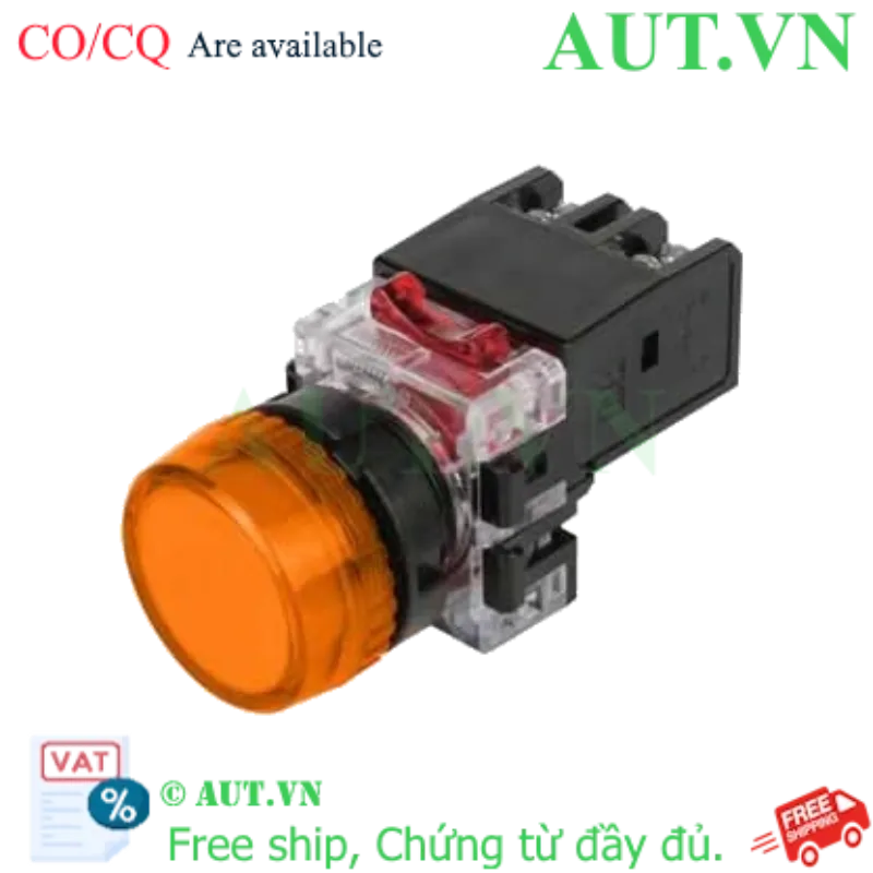 Ảnh của Đèn Báo LED Hanyoung Nux MRP-TA3Y 380VAC - Màu Vàng, D22 Siêu Sáng, Chính Hãng AUT VN