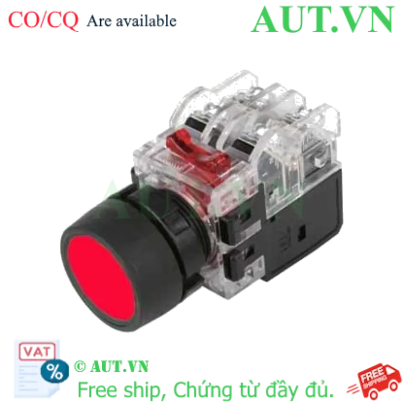 Ảnh của Nút Nhấn Có Đèn Hanyong Nux MRX-TM1D0R Đỏ - Ø22mm, 1NO+1NC, IP65