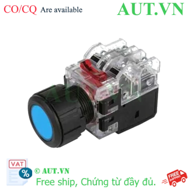 Ảnh của Nút Nhấn Giữ Hanyoung Nux MRX-KA1D0A - LED Xanh, 1NO+1NC, Phi 25mm IP65