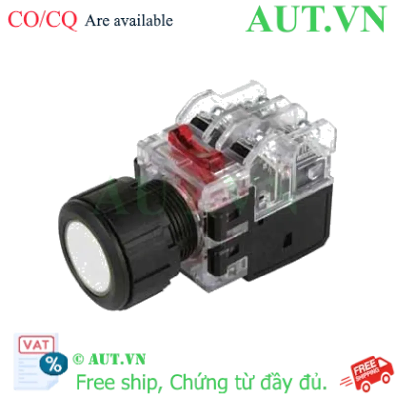 Ảnh của Nút Nhấn Hanyoung Nux MRX-TM1A0G - LED Xanh, 1NO+1NC, Phi 22mm, IP65