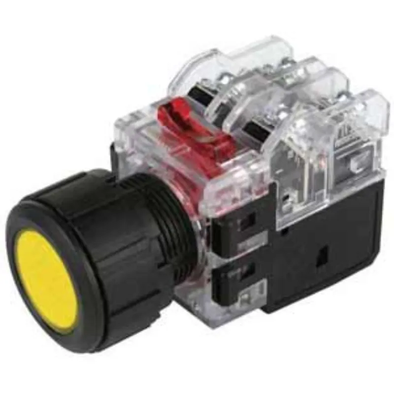 Ảnh của Nút Nhấn Có Đèn Hanyoung Nux MRX-KM1D0Y - Phi 25mm, LED Vàng, 1NO+1NC, IP65