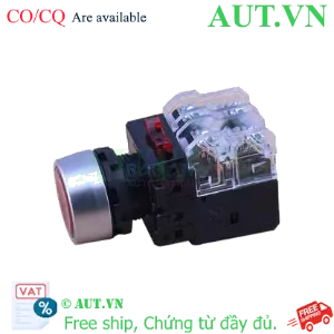 Ảnh của Nút Nhấn Hanyoung Nux MRX-RM1D0R | Đèn LED Đỏ, 1NO+1NC, Thiết Kế Flush - AUT VN
